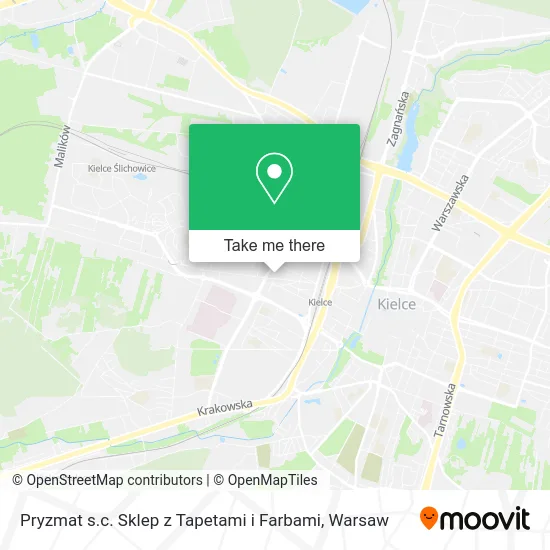 Карта Pryzmat s.c. Sklep z Tapetami i Farbami