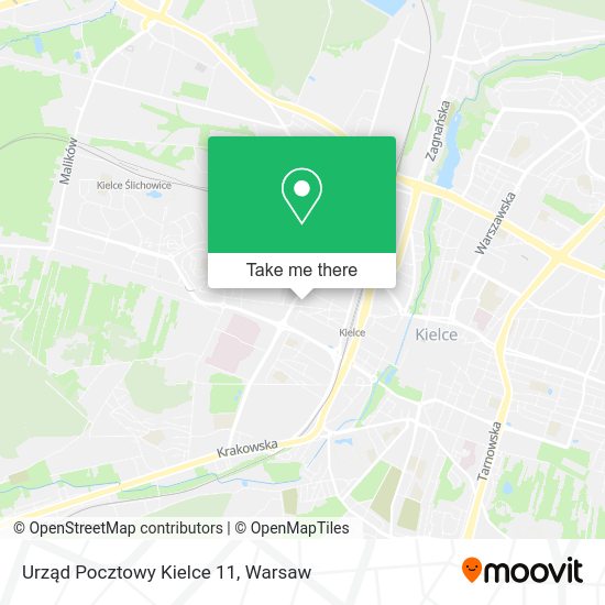 Urząd Pocztowy Kielce 11 map