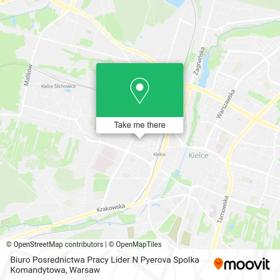 Biuro Posrednictwa Pracy Lider N Pyerova Spolka Komandytowa map