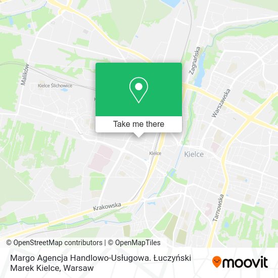 Margo Agencja Handlowo-Usługowa. Łuczyński Marek Kielce map