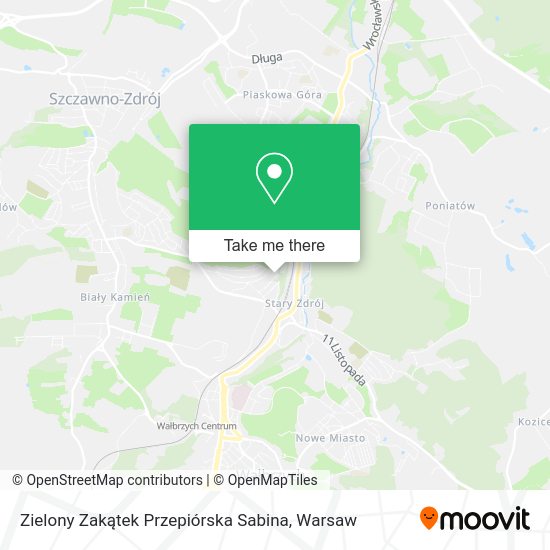 Zielony Zakątek Przepiórska Sabina map