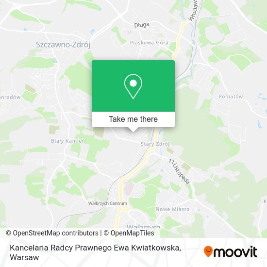 Kancelaria Radcy Prawnego Ewa Kwiatkowska map