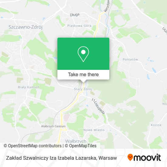 Zakład Szwalniczy Iza Izabela Łazarska map