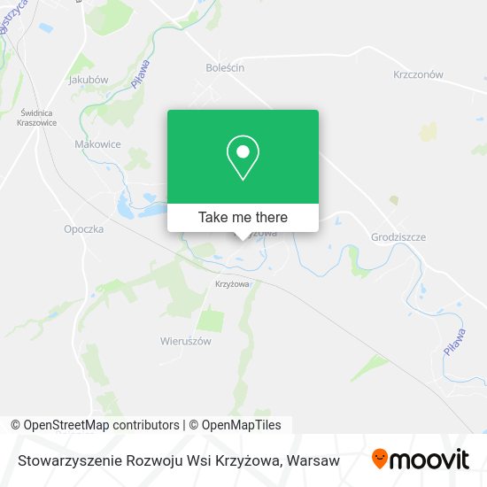 Stowarzyszenie Rozwoju Wsi Krzyżowa map