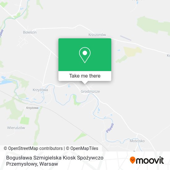 Bogusława Szmigielska Kiosk Spożywczo Przemysłowy map