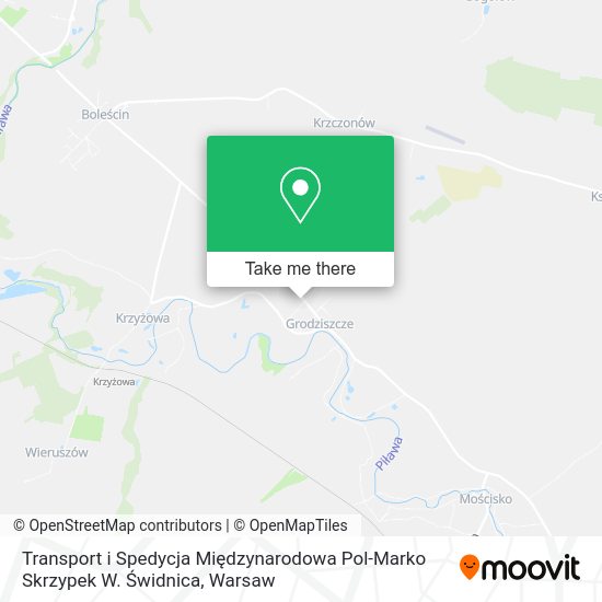 Transport i Spedycja Międzynarodowa Pol-Marko Skrzypek W. Świdnica map