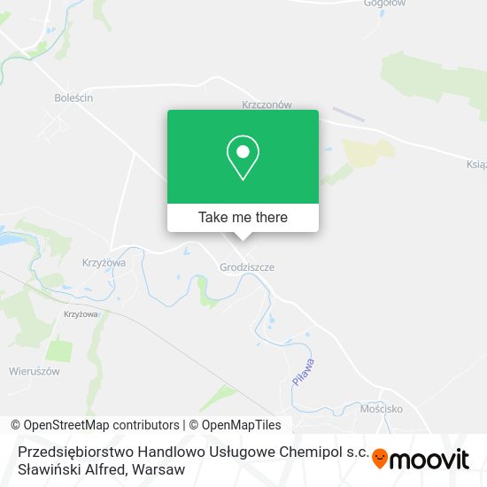 Przedsiębiorstwo Handlowo Usługowe Chemipol s.c. Sławiński Alfred map