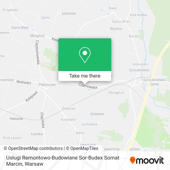 Usługi Remontowo-Budowlane Sor-Budex Sornat Marcin map