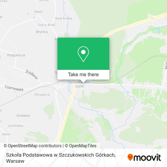 Szkoła Podstawowa w Szczukowskich Górkach map