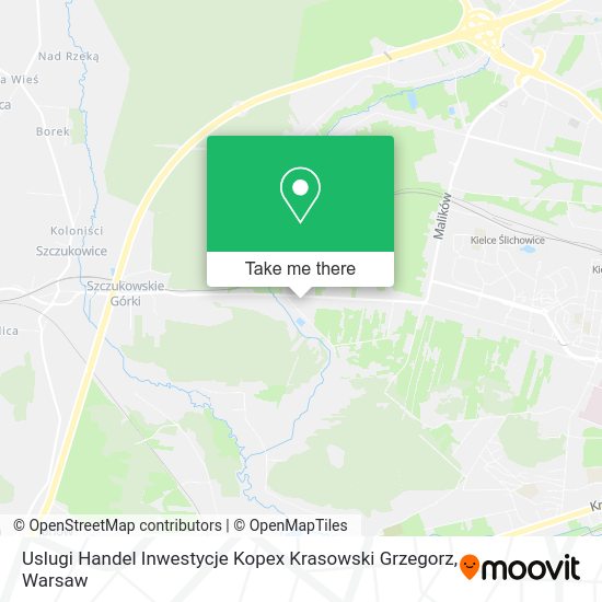 Uslugi Handel Inwestycje Kopex Krasowski Grzegorz map