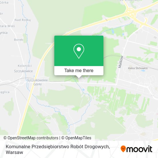 Komunalne Przedsiębiorstwo Robót Drogowych map