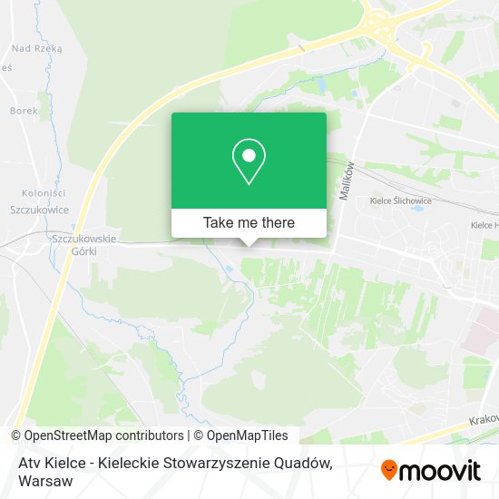 Atv Kielce - Kieleckie Stowarzyszenie Quadów map