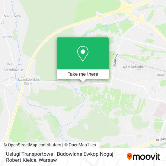 Usługi Transportowe i Budowlane Ewkop Nogaj Robert Kielce map