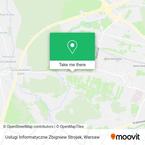 Usługi Informatyczne Zbigniew Strojek map