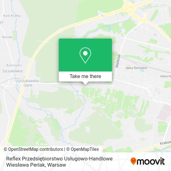 Reflex Przedsiębiorstwo Usługowo-Handlowe Wiesława Perlak map