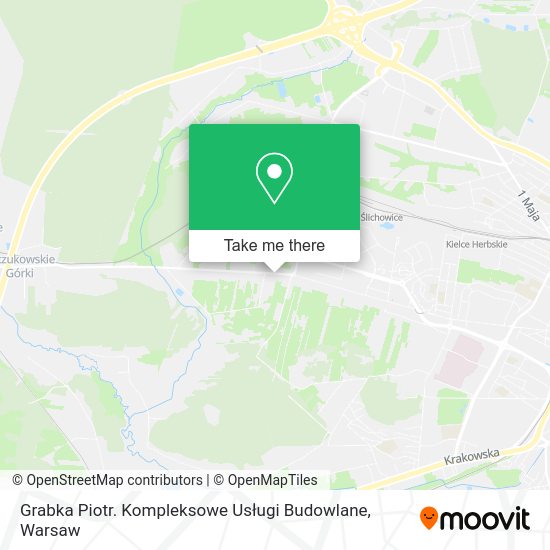 Grabka Piotr. Kompleksowe Usługi Budowlane map