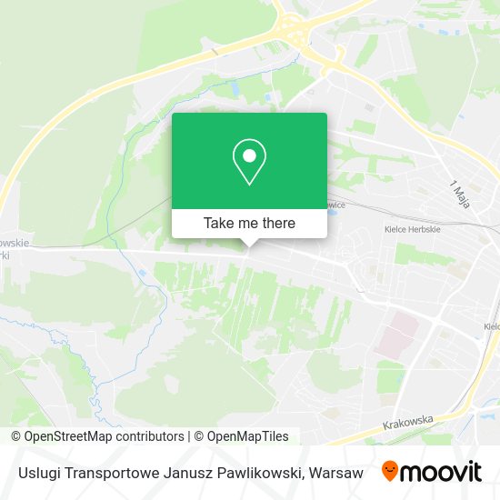 Uslugi Transportowe Janusz Pawlikowski map