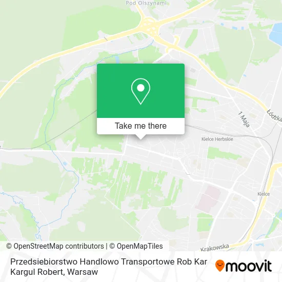 Карта Przedsiebiorstwo Handlowo Transportowe Rob Kar Kargul Robert