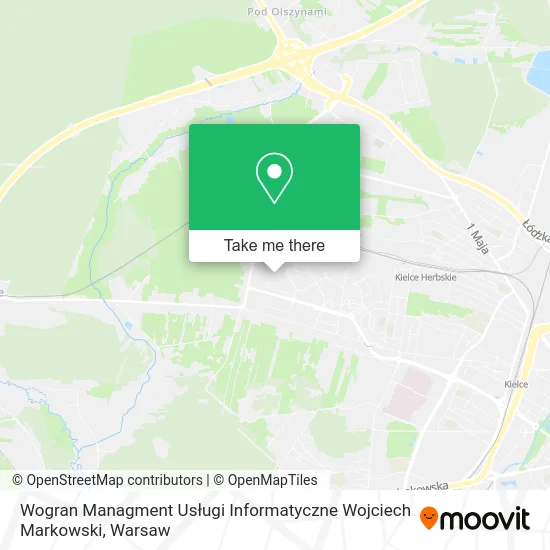 Карта Wogran Managment Usługi Informatyczne Wojciech Markowski