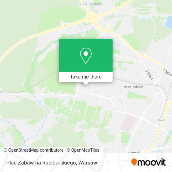 Plac Zabaw na Raciborskiego map