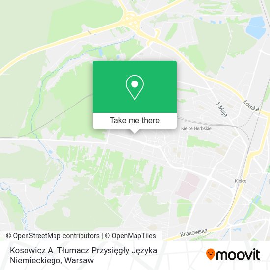 Kosowicz A. Tłumacz Przysięgły Języka Niemieckiego map