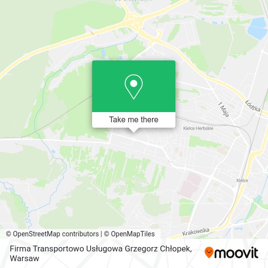 Firma Transportowo Usługowa Grzegorz Chłopek map