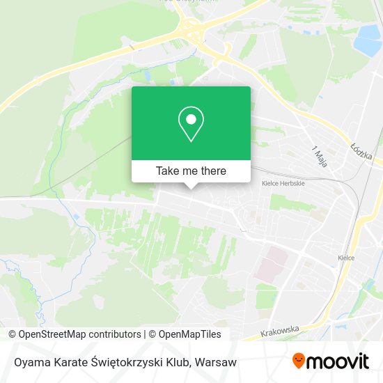 Oyama Karate Świętokrzyski Klub map