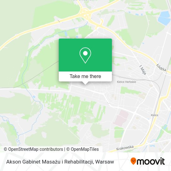 Akson Gabinet Masażu i Rehabilitacji map