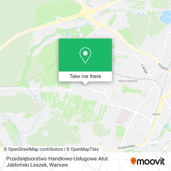 Przedsiębiorstwo Handlowo-Usługowe Atut Jabłoński Leszek map