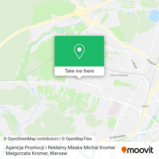 Agencja Promocji i Reklamy Maska Michal Kromer Malgorzata Kromer map