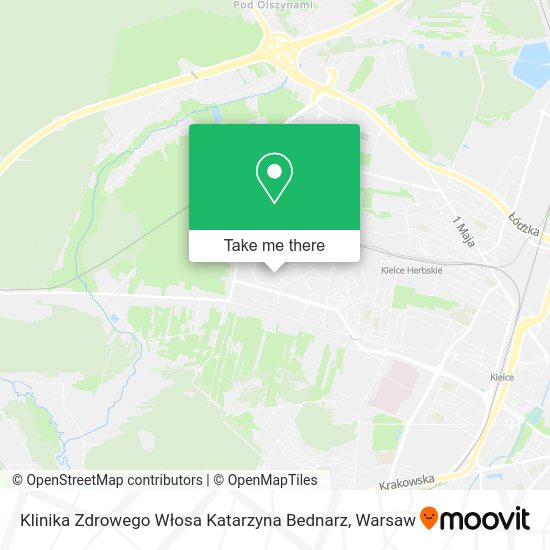 Klinika Zdrowego Włosa Katarzyna Bednarz map