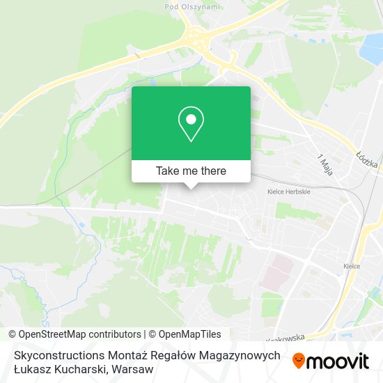 Skyconstructions Montaż Regałów Magazynowych Łukasz Kucharski map