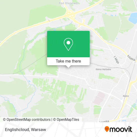 Карта Englishcloud