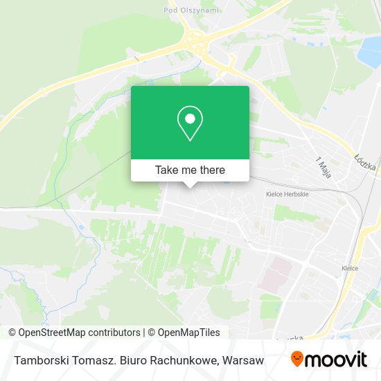 Tamborski Tomasz. Biuro Rachunkowe map