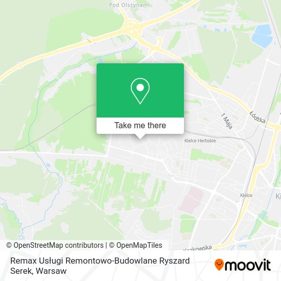 Remax Usługi Remontowo-Budowlane Ryszard Serek map