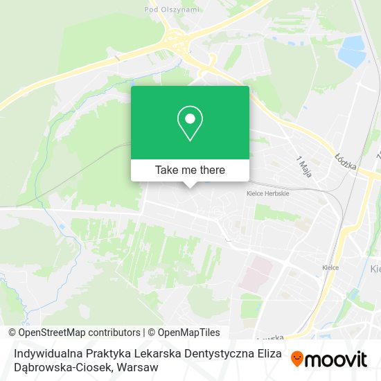 Indywidualna Praktyka Lekarska Dentystyczna Eliza Dąbrowska-Ciosek map