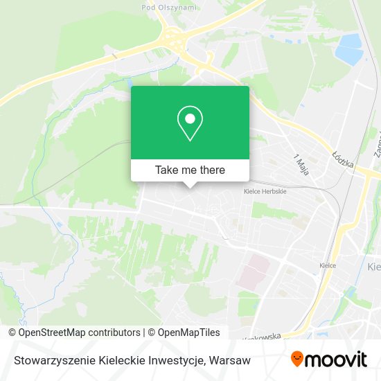 Stowarzyszenie Kieleckie Inwestycje map