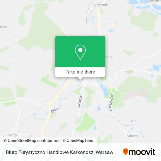 Biuro Turystyczno Handlowe Karkonosz map