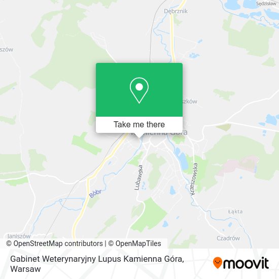 Gabinet Weterynaryjny Lupus Kamienna Góra map