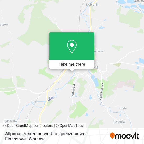 Allpima. Pośrednictwo Ubezpieczeniowe i Finansowe map