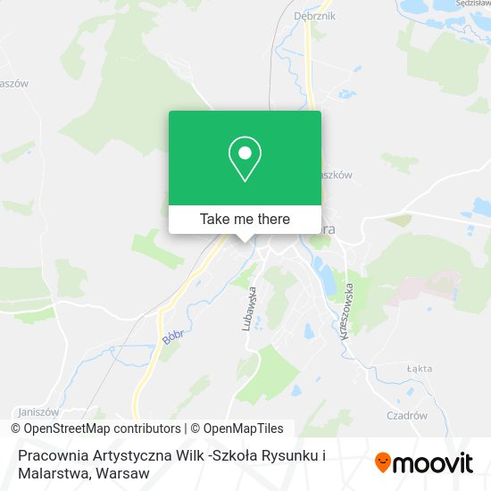 Pracownia Artystyczna Wilk -Szkoła Rysunku i Malarstwa map