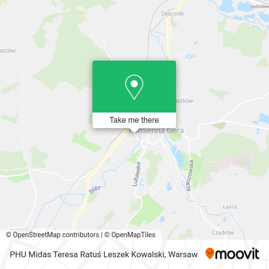 PHU Midas Teresa Ratuś Leszek Kowalski map