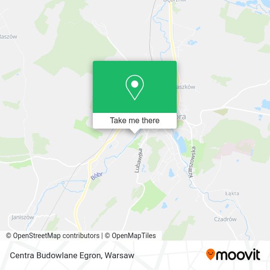 Centra Budowlane Egron map