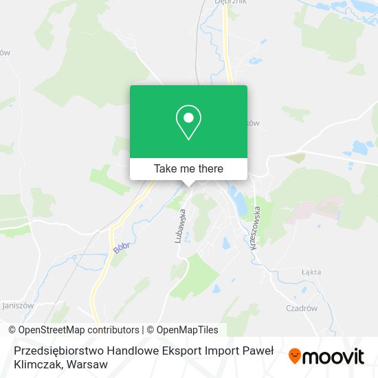 Przedsiębiorstwo Handlowe Eksport Import Paweł Klimczak map