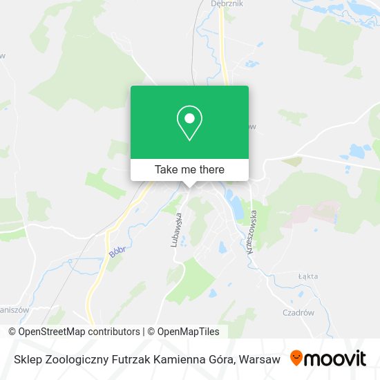 Sklep Zoologiczny Futrzak Kamienna Góra map