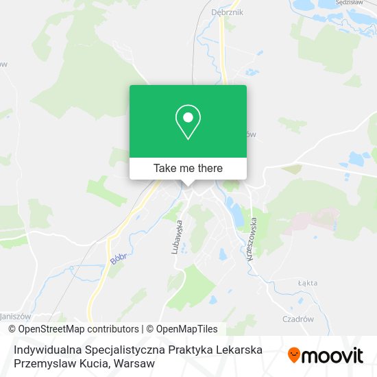 Indywidualna Specjalistyczna Praktyka Lekarska Przemyslaw Kucia map