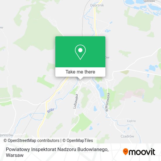 Powiatowy Inspektorat Nadzoru Budowlanego map