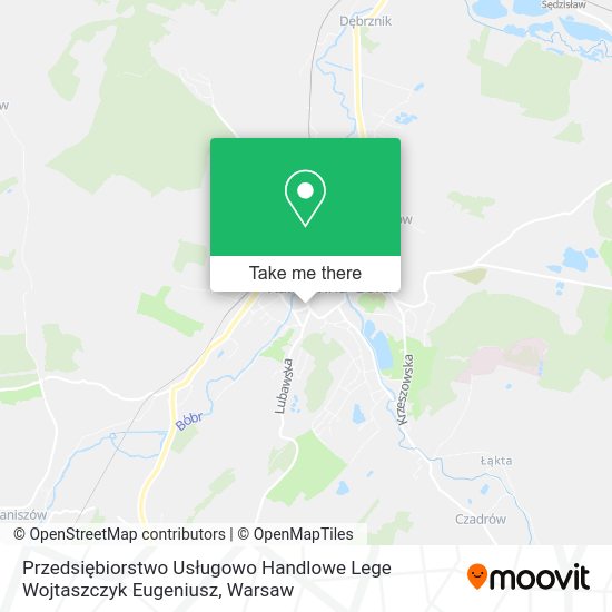 Przedsiębiorstwo Usługowo Handlowe Lege Wojtaszczyk Eugeniusz map