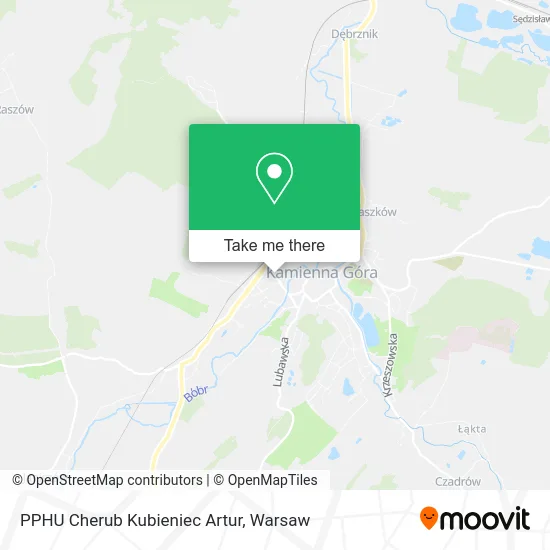 PPHU Cherub Kubieniec Artur map