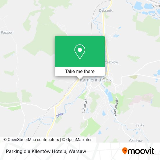 Parking dla Klientów Hotelu map